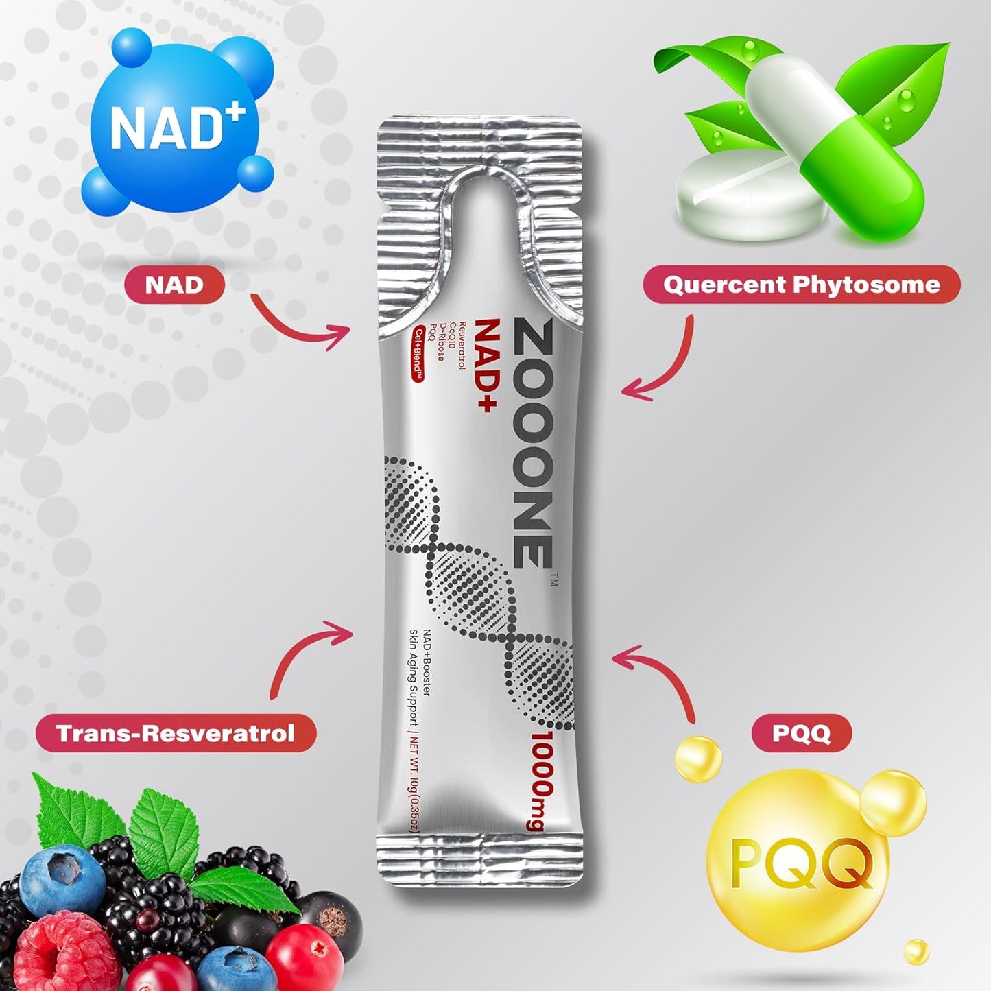 【Zooone Site】 NR1000-NAD+ Berry Flavor Drink