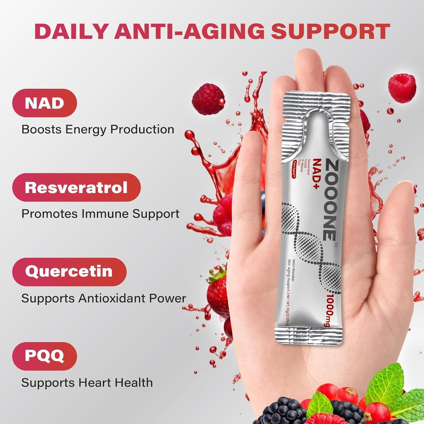 【Zooone Site】 NR1000-NAD+ Berry Flavor Drink